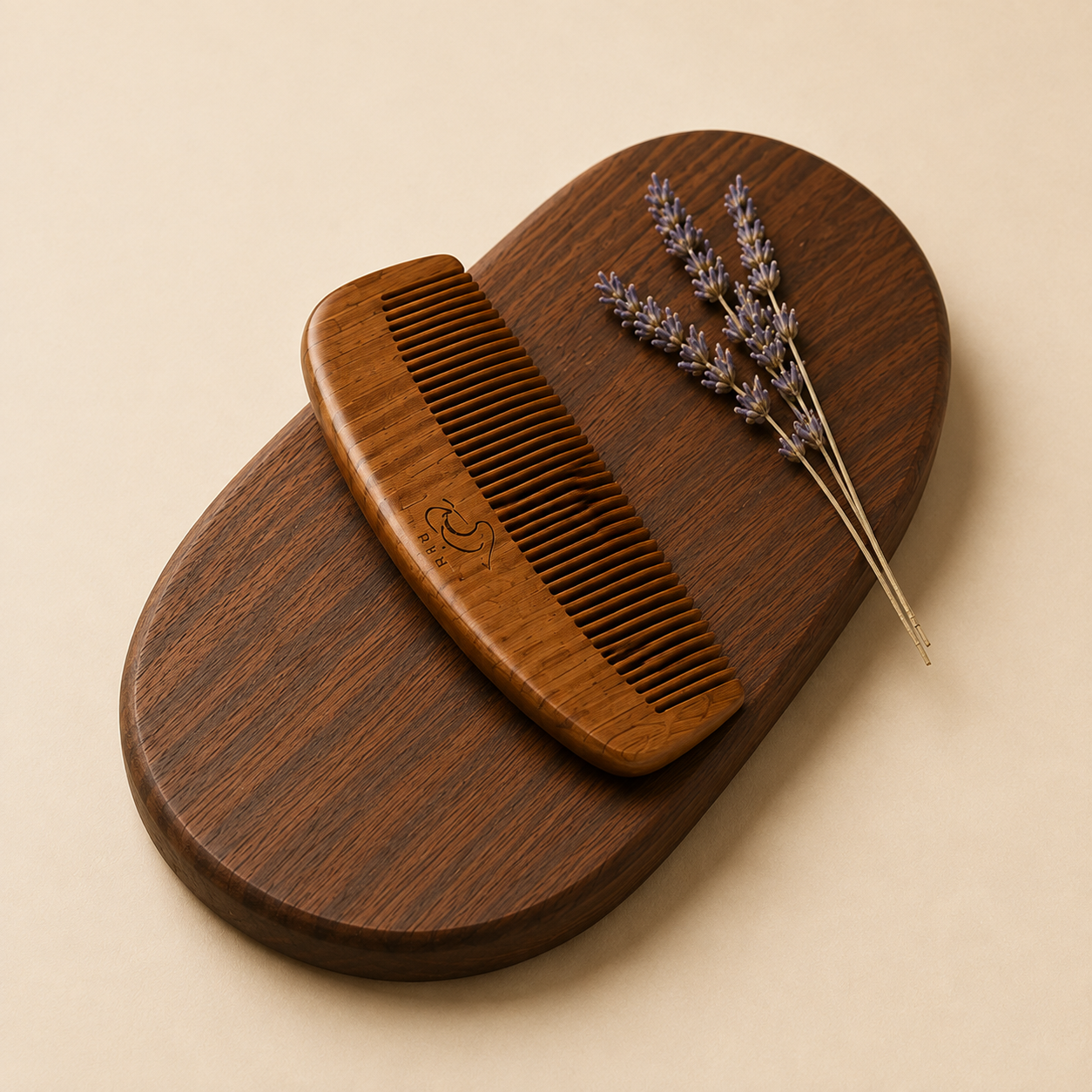 RIH Wooden Hair Comb