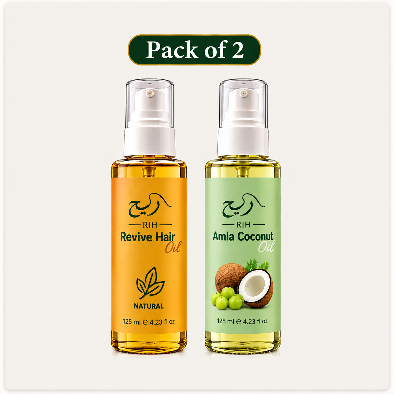 RIH Hair Care Duo – Revive + Amla Coconut Oil