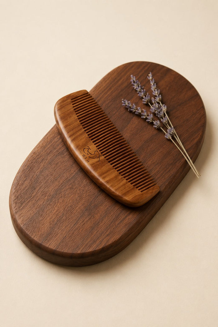 RIH Wooden Hair Comb
